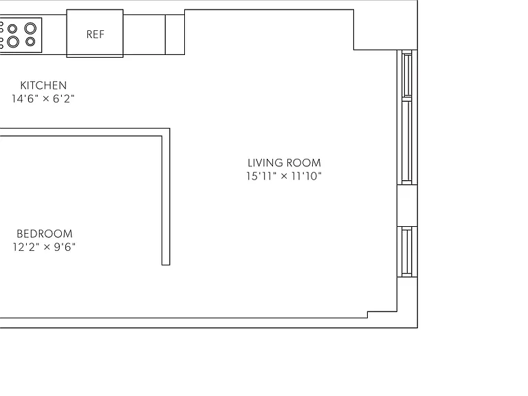 Watermark Seaport - A3L - 1 Beds - 1 Baths - 584 Sq. ft.