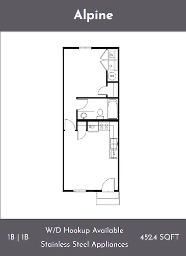 Floor plan Alpine