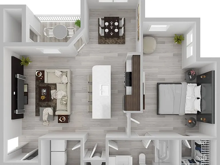 1 Bedroom | 1 Bath | 872 SF 1 Bedroom | 1 Bath | 872 SF