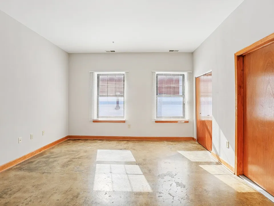 Unit 311 living room photographed February 2026. Features vary by apartment.