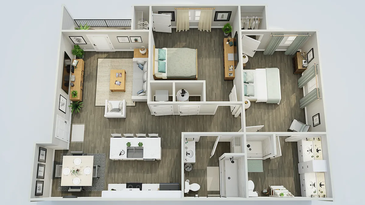 Floor plan The Coastal - F2