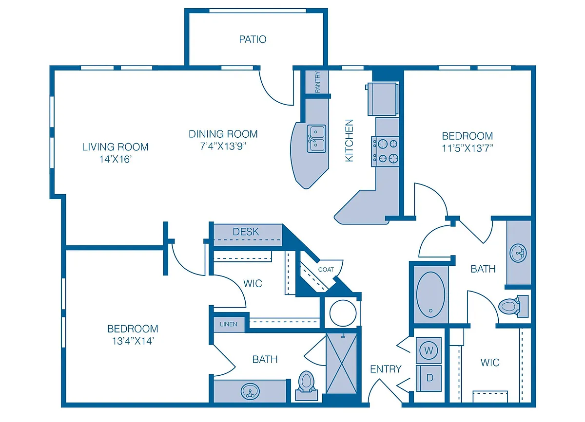 Floor plan B8