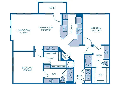 Floor plan B8
