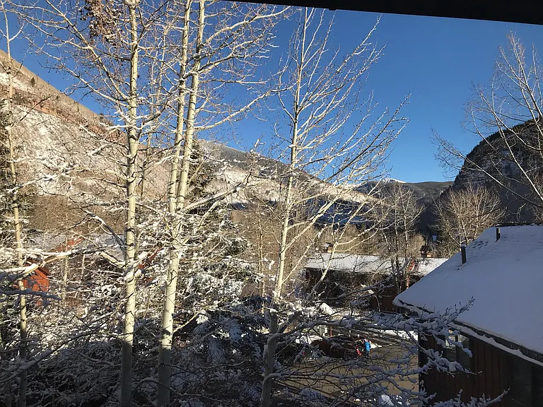 East facing to the Gore Range from the second floor primary bedroom windows. The morning sunrises are spectacular.