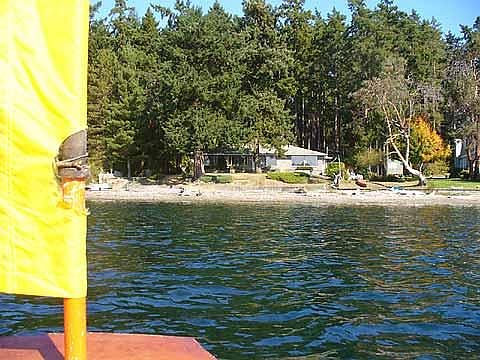 home, nearly high tide