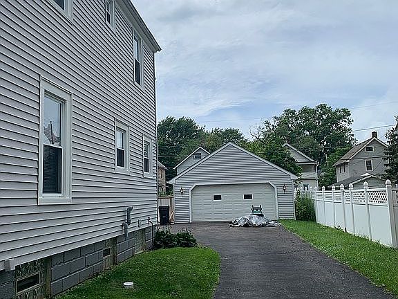Driveway and Garage