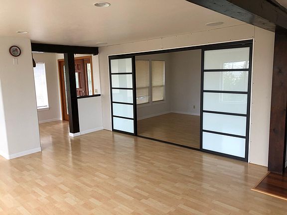 Entry, Living room, partition doors for study or bedroom.