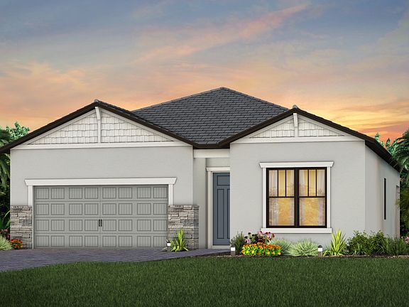 Exterior C1 with stone