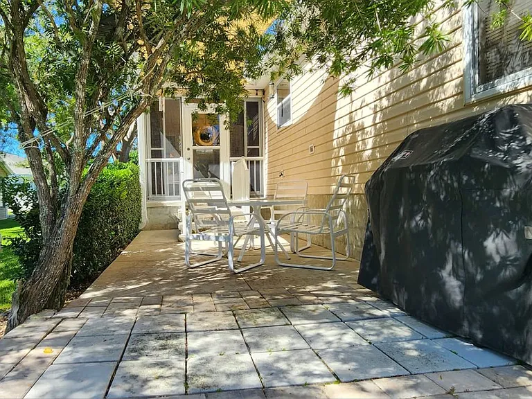 Back Yard with Grilled