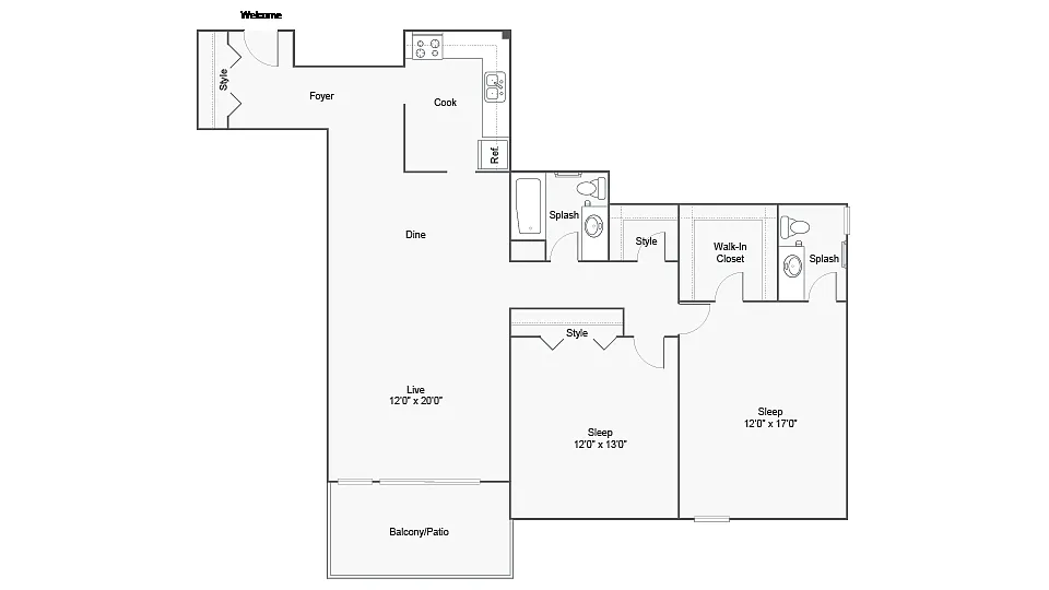 Floor plan Beverly