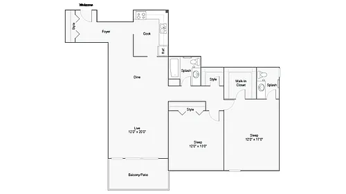 Floor plan Beverly