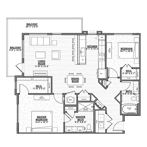 Floor plan B3
