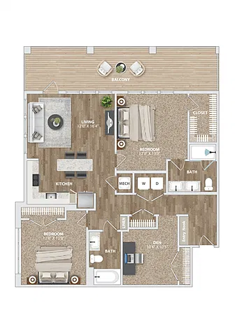 Floor plan B3 DEN