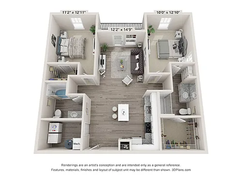 Floor plan B1