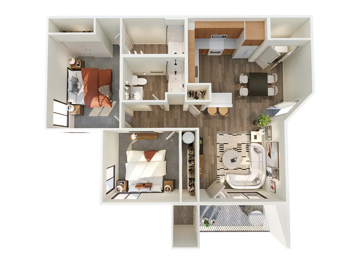 Floor plan 2X2