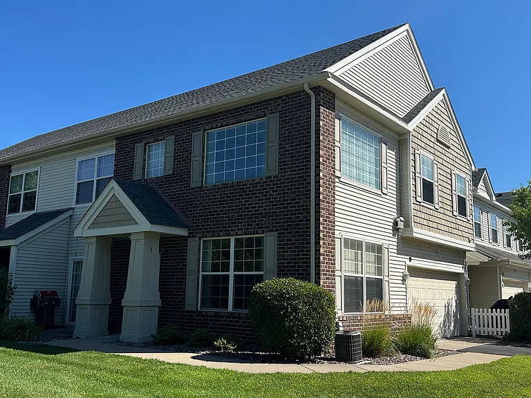 Corner view of property