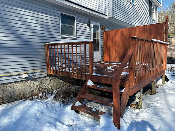 Private back deck