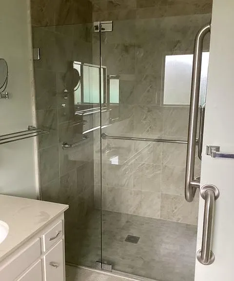 Master bath walk-in shower.