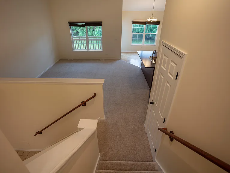Main level from 2nd floor stairway