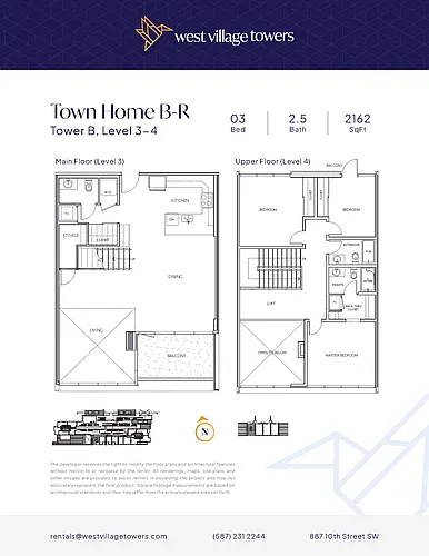 Floor plan Townhome
