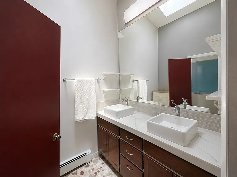 Upstairs Bathroom Double Vanity