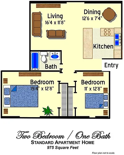 Floor plan 2 Bedroom