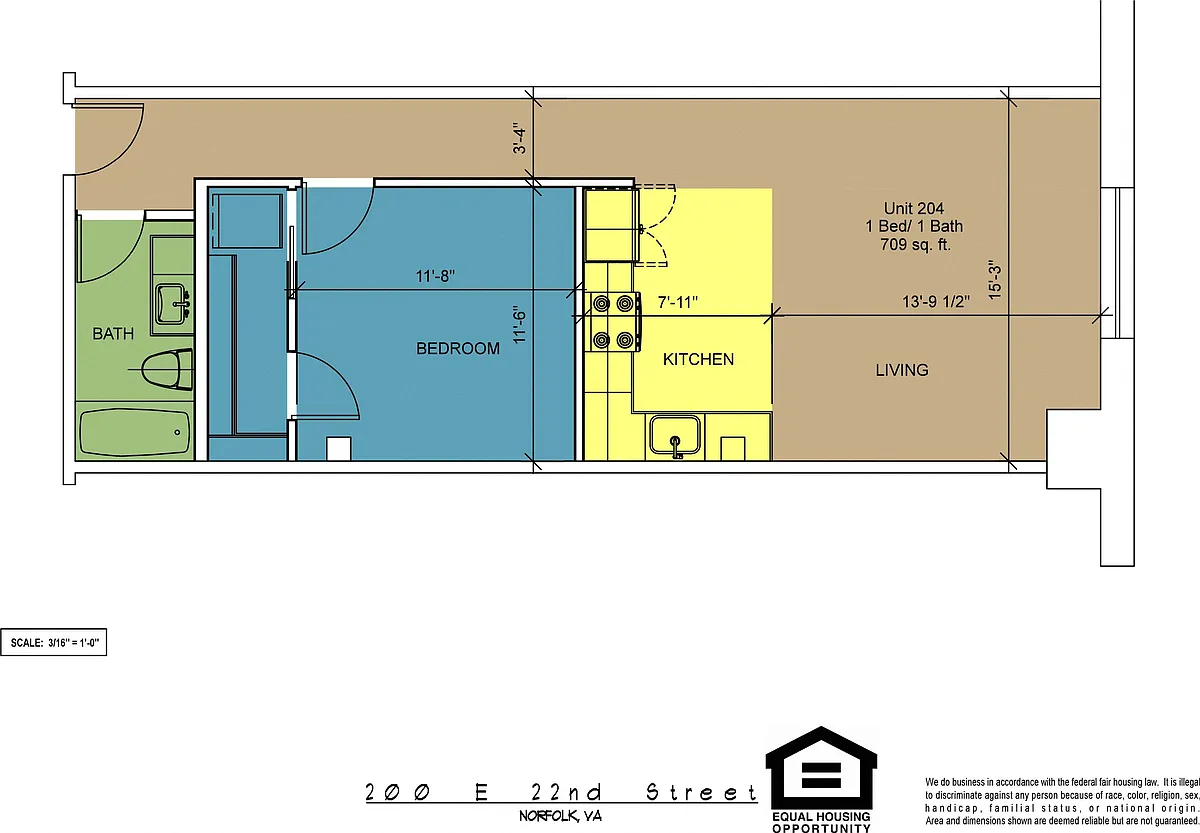 Floor plan 204
