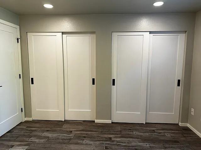 Master Bedroom Closets
Over 12 Ft w/ Custom Closet Storage