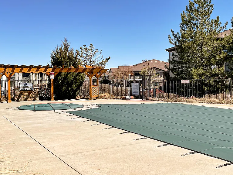 On-site pool, hot tub, grill area across from unit
