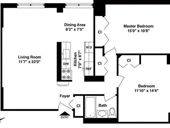 2nd image of 100 W 93rd Street 7h #7H