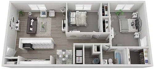 Floor plan B4 2x1 C Semi-Upgraded - Call for Availability