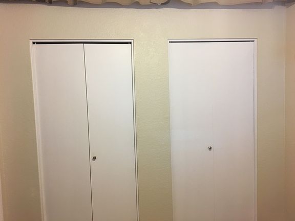 Downstairs Bedroom Closets