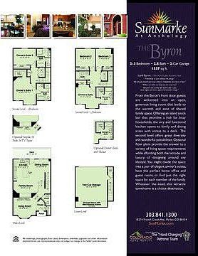 Byron Floor Plan  1537 SF