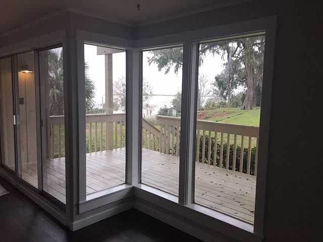 view from living room