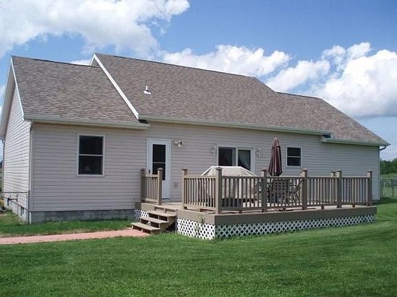 back of home with composite deck