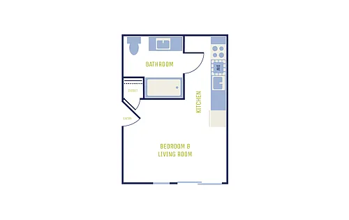 Floor plan Studio