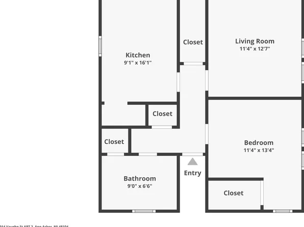 914 Vaughn St., 914 Vaughn St APT 2, Ann Arbor, MI 48104