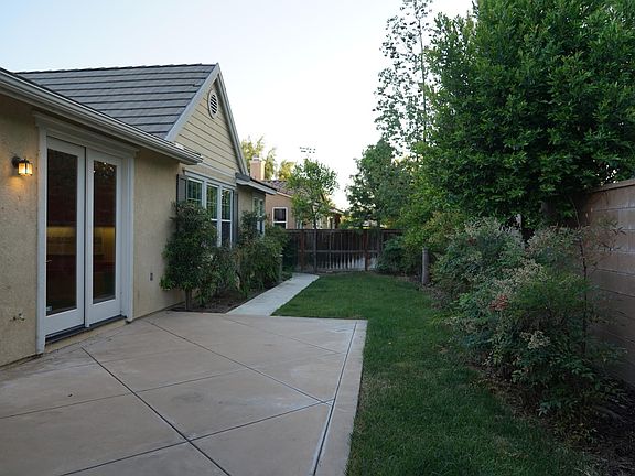 Back Yard with lots of privacy. No one behind.