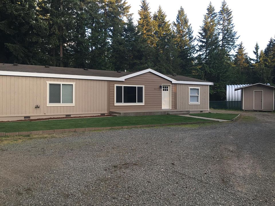 Front of house and shed