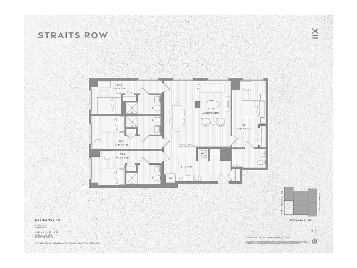 Floor plan Private Bedspace in a D7 with Roommates
