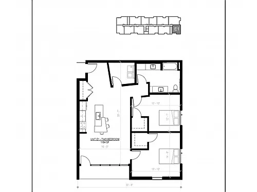 Floor plan E1