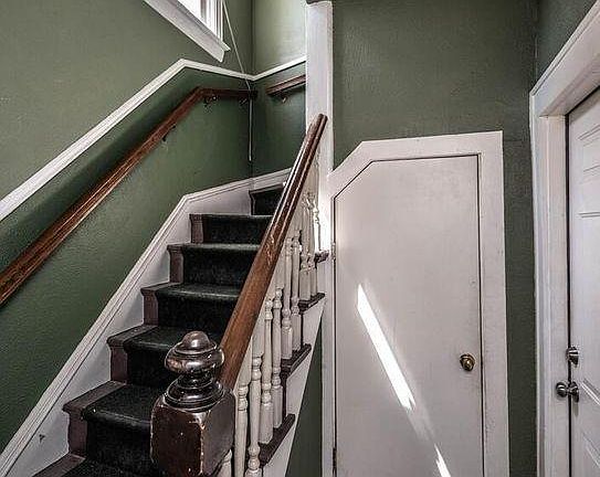 Stairs from front door