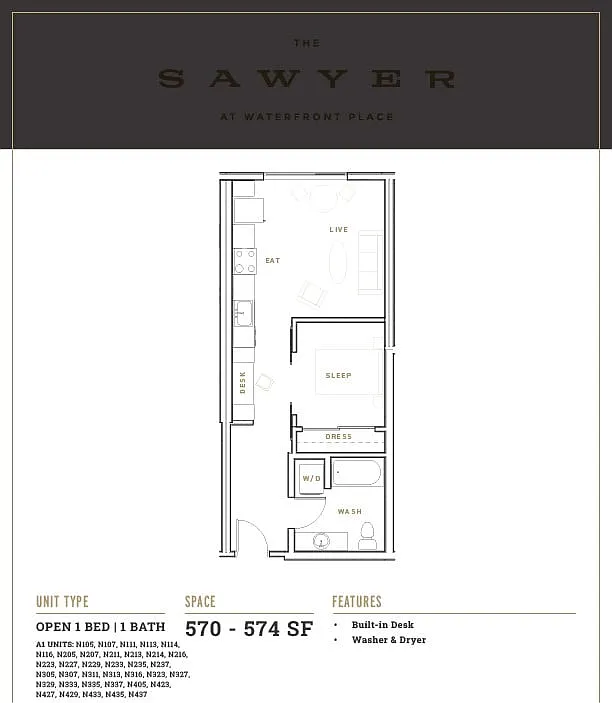 Floor plan A1