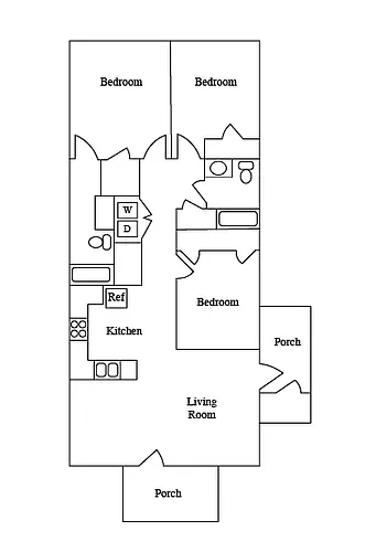 Floor plan 3 bed