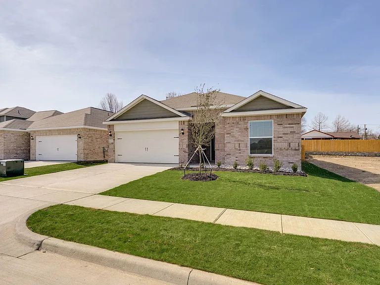 The Reed has an attached two-car garage.