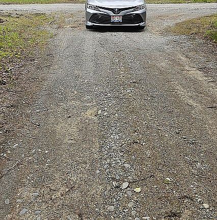 end of driveway