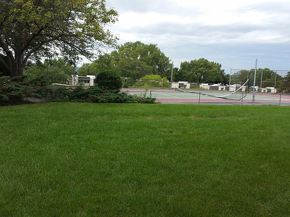 outside view to tennis court