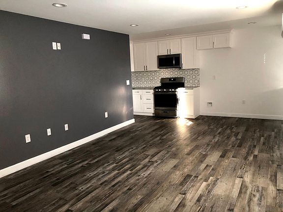 Open-concept living room and kitchen