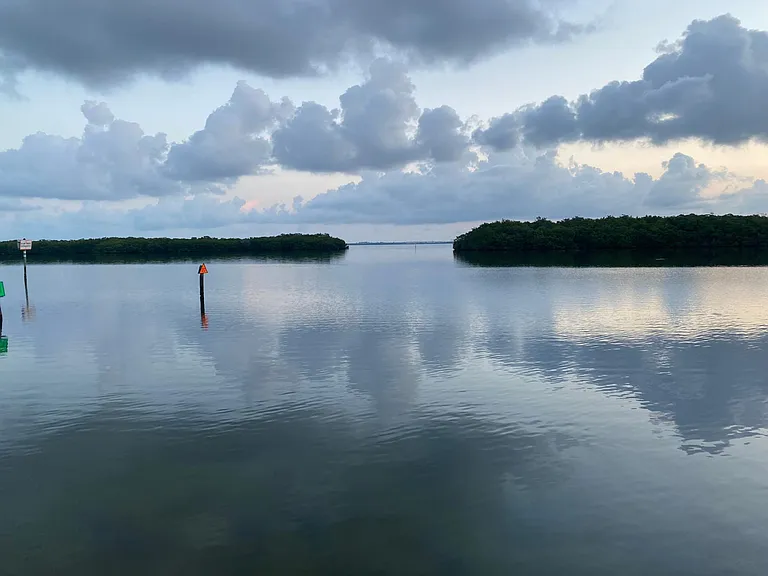 Gorgeous view directly behind unit with lots of active sea life
