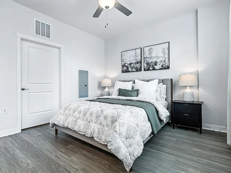 Bright & Neutral Colored Bedroom